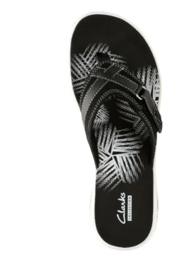 Clarks Breeze Sea Black Thong Sandal -Fashion Shoe Store 26125505 6