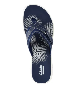 Clarks Breeze Sea Navy Thong Sandal -Fashion Shoe Store 26125506 6
