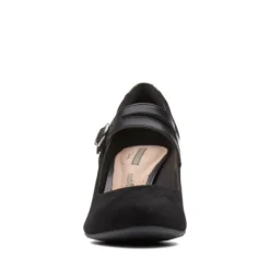 Clarks Dancer Reece Black Suede Mary Jane Pump -Fashion Shoe Store 26137184 3