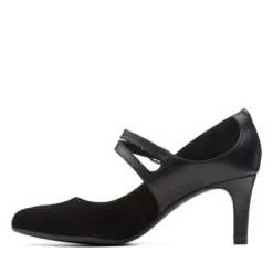 Clarks Dancer Reece Black Suede Mary Jane Pump -Fashion Shoe Store 26137184 5