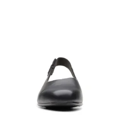 Clarks Juliet Pull Black Leather Slingback Heel 7 Clarks Juliet Pull Black Leather Slingback Heel -Fashion Shoe Store 26149772 3