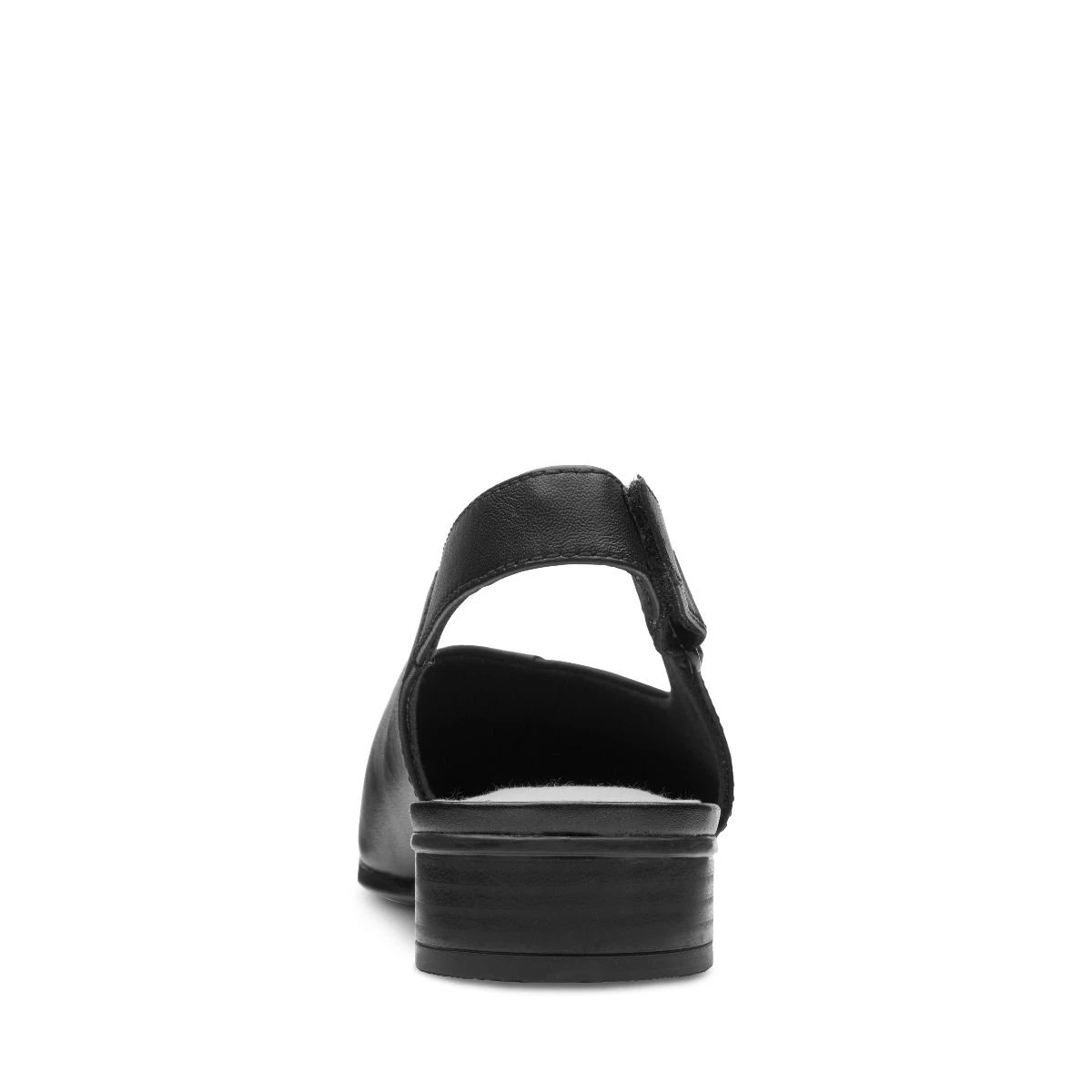 Clarks Juliet Pull Black Leather Slingback Heel 4 Clarks Juliet Pull Black Leather Slingback Heel - Image 4