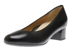 Ara Vivian Black Leather Pump
