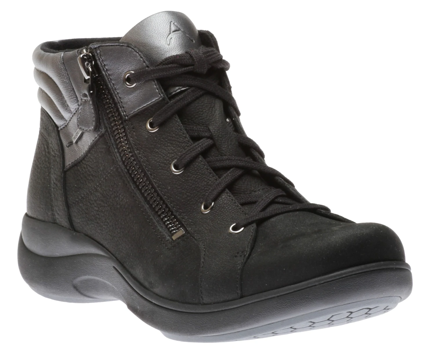 Rev Stridarc Waterproof Black Leather Ankle Boot 1 Rev Stridarc Waterproof Black Leather Ankle Boot