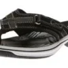 Clarks Breeze Sea Black Thong Sandal