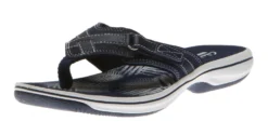 Clarks Breeze Sea Navy Thong Sandal