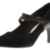 Clarks Dancer Reece Black Suede Mary Jane Pump