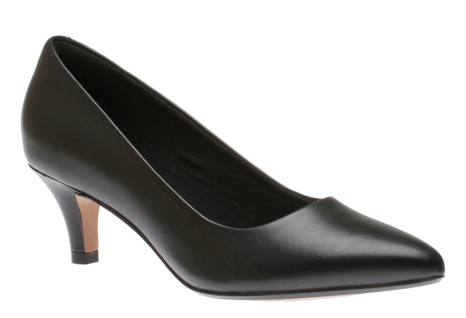 Clarks Linvale Jerica Black Leather Pump 1 Clarks Linvale Jerica Black Leather Pump