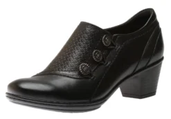 Kailyn Black High Vamp Low Heel Pump -Fashion Shoe Store COBKAILYNASO01 scaled