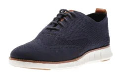 Cole Haan ZERØGRAND Wingtip Oxford Blue Stitchlite
