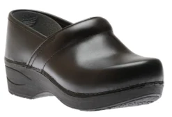Dansko XP 2.0 Black Waterproof Leather Pull Up Clog