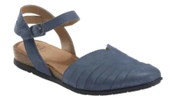 Palomos Peyton Moroccan Blue Nubuck Cork Sandal -Fashion Shoe Store EARPEYTON03 1