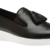 Superskate Black Leather Tassel Loafer