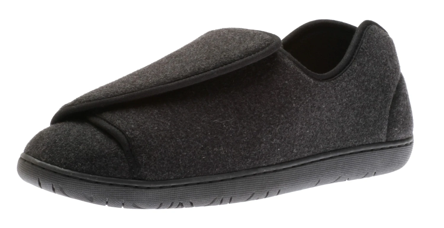 Doctor 2 Black Wool Slipper 1 Doctor 2 Black Wool Slipper