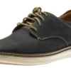 McGuffey Plain Toe Navy Leather Derby Sneaker