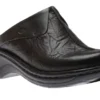 Josef Seibel Catalonia 48 Black Leather Clog