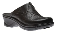 Josef Seibel Catalonia 48 Black Leather Clog