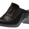 Mokassetta 257 Black Metallic Suede Clog