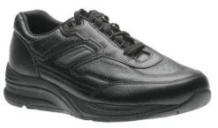 Journey Black Leather Lace-Up Walking Shoe