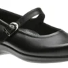 Maria Black Leather Mary Jane Shoe