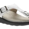Sanibel White Snake Thong Sandal