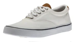 Sperry Striper II CVO White Canvas Lace-Up Sneaker -Fashion Shoe Store SPESTRIPERII09 scaled