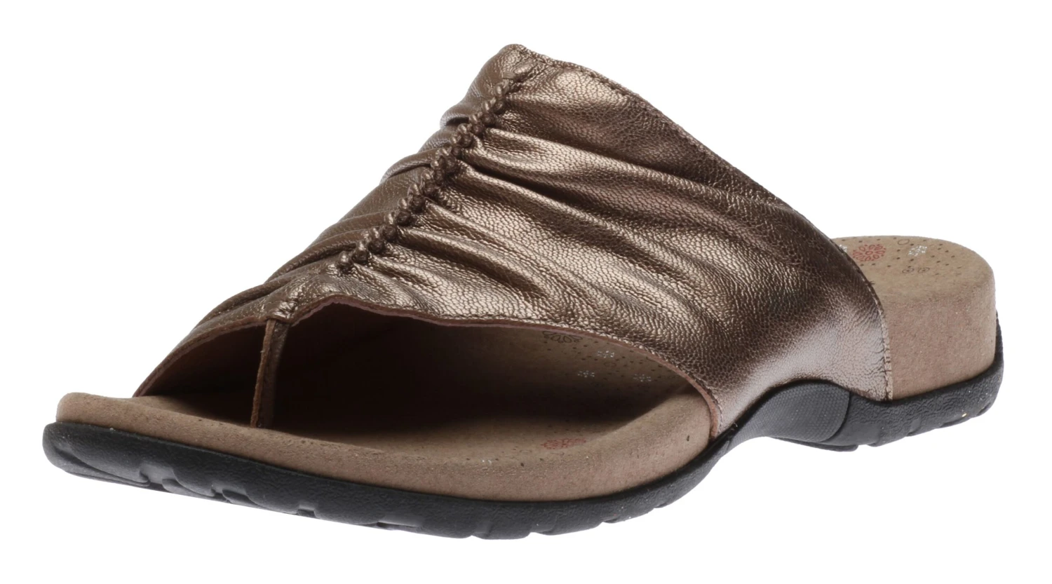 Gift 2 Cocoa Metallic Leather Thong Sandal 1 Gift 2 Cocoa Metallic Leather Thong Sandal