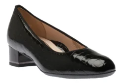 Ara Gabrielle Black Croc