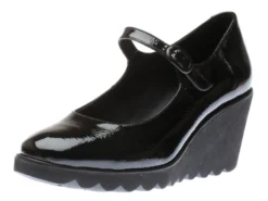 Ara Olive Black Patent