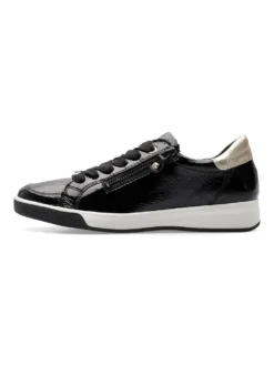 Ara Rei-Low Black Patent -Fashion Shoe Store ara3443201g