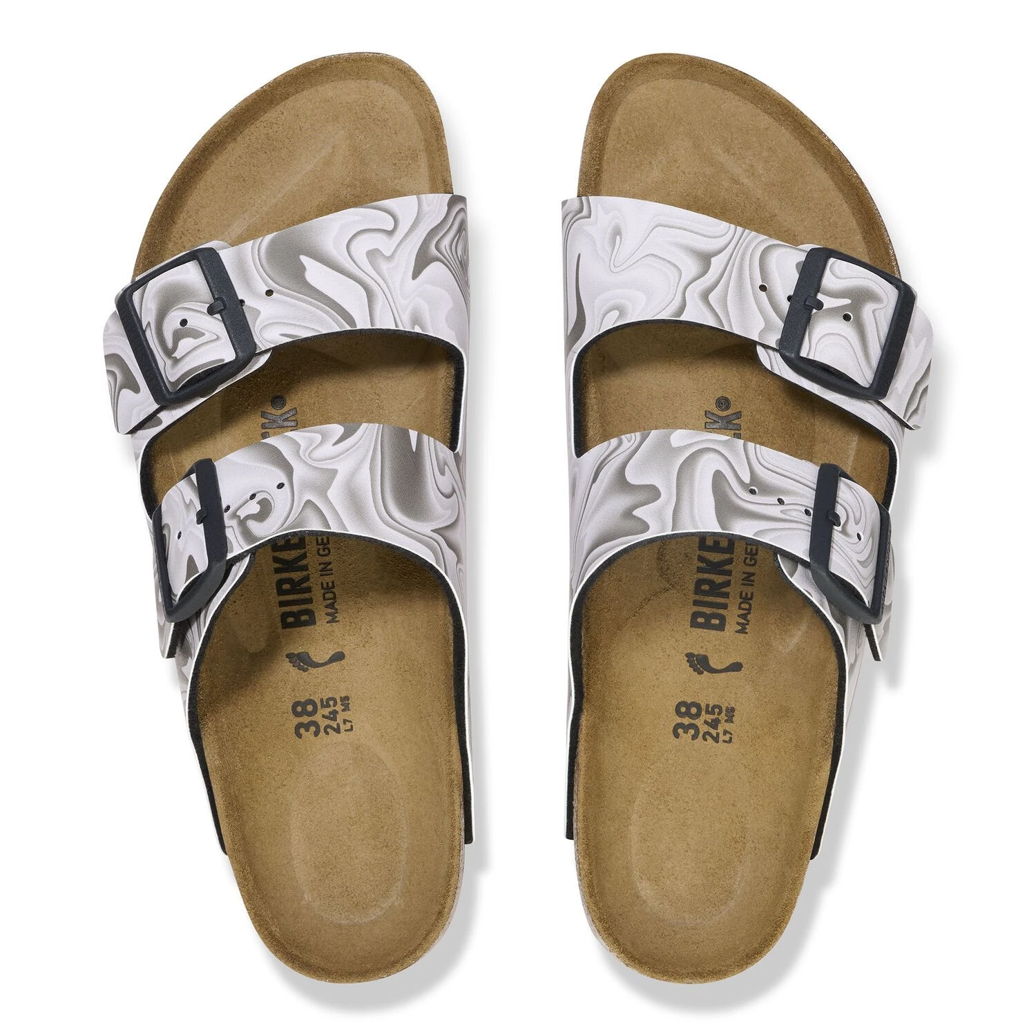 Birkenstock Arizona Marble Black 3 Birkenstock Arizona Marble Black - Image 3
