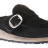 Birkenstock Buckley Black Suede Leather Clog