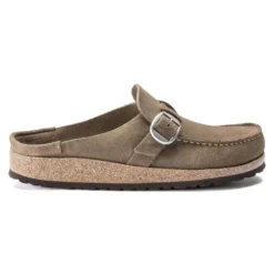 Birkenstock Buckley Gray Taupe -Fashion Shoe Store birbuckley07d