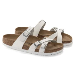 Birkenstock Franca White -Fashion Shoe Store birfranca09c