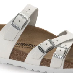 Birkenstock Franca White -Fashion Shoe Store birfranca09e
