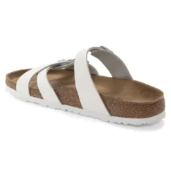 Birkenstock Franca White -Fashion Shoe Store birfranca09f