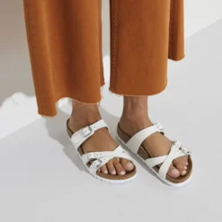 Birkenstock Franca White -Fashion Shoe Store birfranca09i