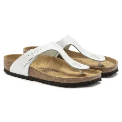 Birkenstock Gizeh White Patent -Fashion Shoe Store birgizeh39c