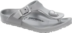 Birkenstock Children's Gizeh Essentials -Fashion Shoe Store birkenstock childrens gizeh metallic silver eva 1003497 30697.1585849502