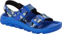 Birkenstock Children's Mogami -Fashion Shoe Store birkenstock childrens mogami camo ultra blue birko flor 1023616 02999.1686263419