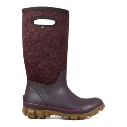 BOGS Whiteout Fleck Grape Women's Insulated Boot