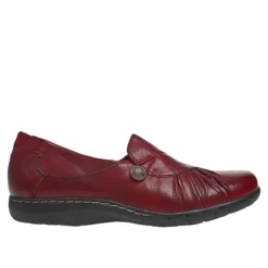 Paulette Red Slip-On Flat -Fashion Shoe Store cag01bg rs