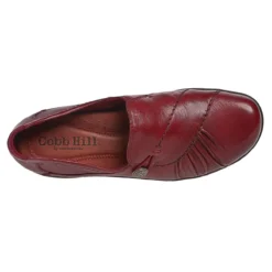Paulette Red Slip-On Flat -Fashion Shoe Store cag01bg t