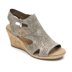 Janna Metallic Wedge Sandal 9 Janna Metallic Wedge Sandal -Fashion Shoe Store ch4864 main