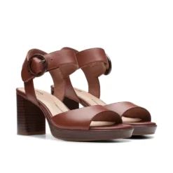 Clarks Ambyrlyn Ruby BrTan -Fashion Shoe Store claambyrlyn04c scaled