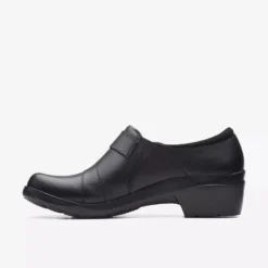 Clarks Angie Pearl Black -Fashion Shoe Store claangiep01e