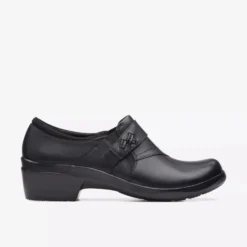 Clarks Angie Pearl Black -Fashion Shoe Store claangiep01f