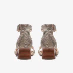 Clarks Desirae Lily Biege -Fashion Shoe Store cladesirael08d