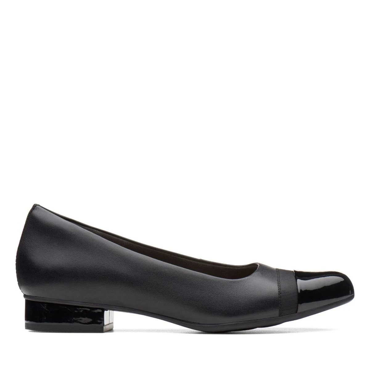 Clarks Juliet Monte Black Leather Slip-On 2 Clarks Juliet Monte Black Leather Slip-On - Image 2