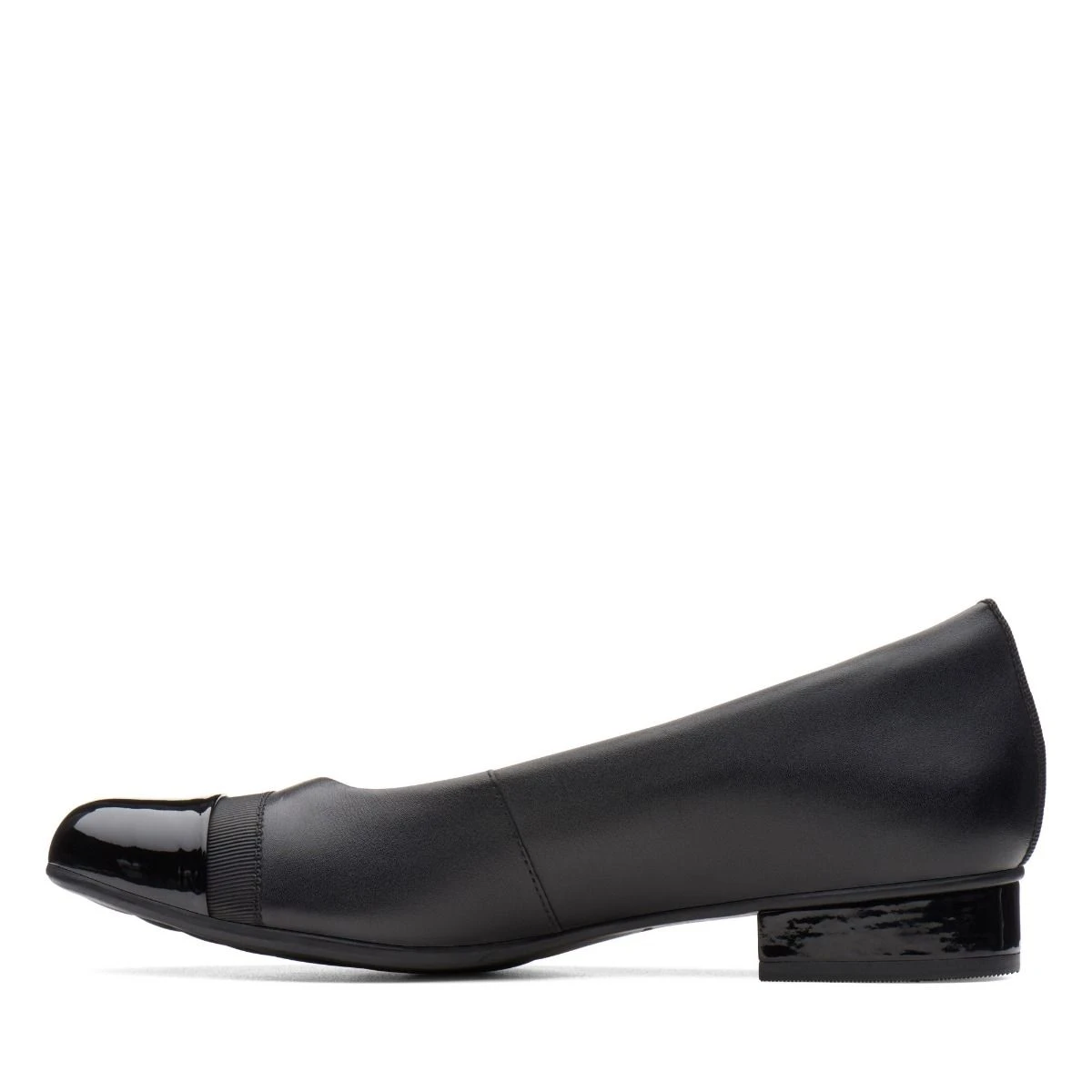 Clarks Juliet Monte Black Leather Slip-On 3 Clarks Juliet Monte Black Leather Slip-On - Image 3